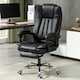 image 2 of Vinsetto Executive Office Chair Computer Desk Chair for Home w/ Footrest, Black