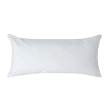 Homescapes White European Size Egyptian Cotton Pillowcase 200 TC - 40 x 80 cm