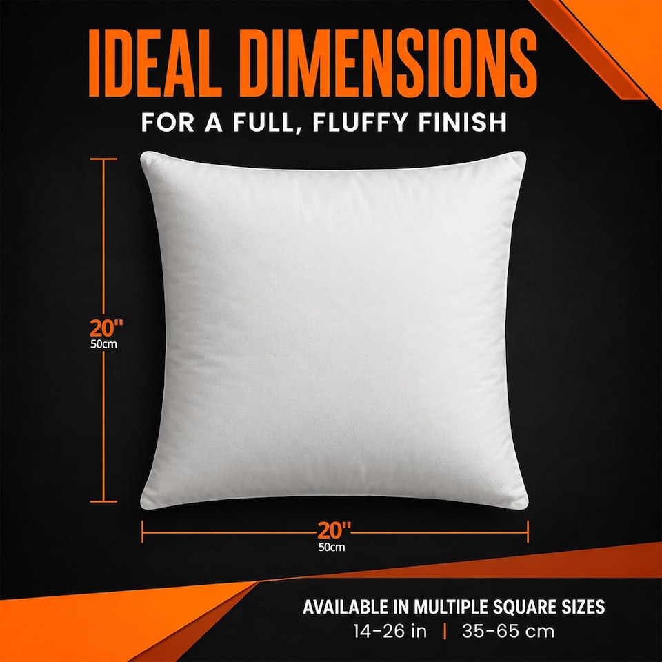 image 1 of Premium Hollowfibre Cushion Inserts (Pack of 4)