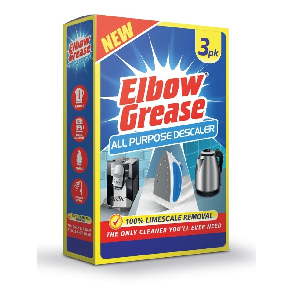 Pack of 3 Elbow Grease All Purpose Descaler 25ml
