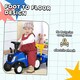 image 6 of HOMCOM Ride On Tractor Toddler Walker Foot To Floor Slider 12-36 Months Blue