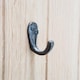 image 6 of Hammer & Tongs Single Robe Hook - W20mm x H45mm - Black