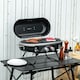 image 2 of Outsunny Foldable 2 Burner Gas BBQ Grill w/ 2 Burners for Camping Picnic Cooking
