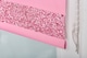 image 4 of FURNISHED Blackout Roller Blind with Pink Glitter Trim and Fuchsia Bow Trimmable Window Shade | Pink | Pink 1 | (W) 115cm x (L) 165cm
