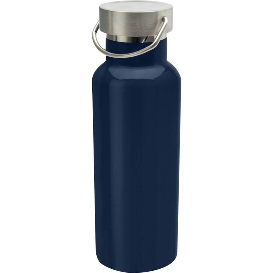 image 1 of Thor Recycled Stainless Steel 500ml Water Bottle - Navy - One Size