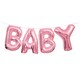 image 3 of Pink Baby Air Fill Foil Balloon Kit 35cm