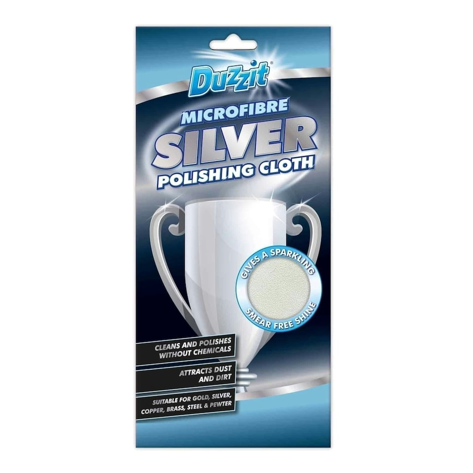 Duzzit Polishing Cloth - Silver - One Size
