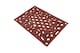 image 4 of Nicoman Victorian Style Rubber Outdoor Door Mat Red 60 x 40cm | Red | 61 x 41cm