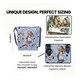 image 2 of Signare Crossbody Sling Bag - Alice in Wonderland Nothing But Cards Blue