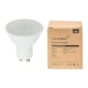 image 1 of ValueLights 12 Pack GU10 White Plastic Spotlight LED 5W Cool White 4500K 450lm Light Bulb