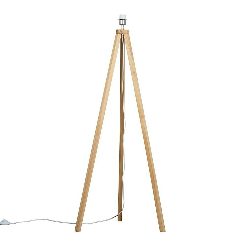 image 1 of ValueLights Modern Light Wood Tripod Design Floor Lamp Base