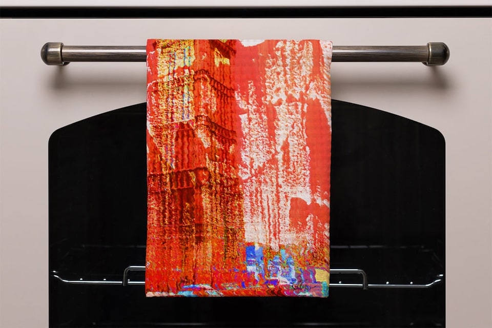 image 1 of CRAZY RED BEN (Kitchen Towel)