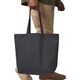 image 2 of Westford Mill Premium Cotton Maxi Tote Bag (Pack of 2) - Graphite Grey - One Size Grey