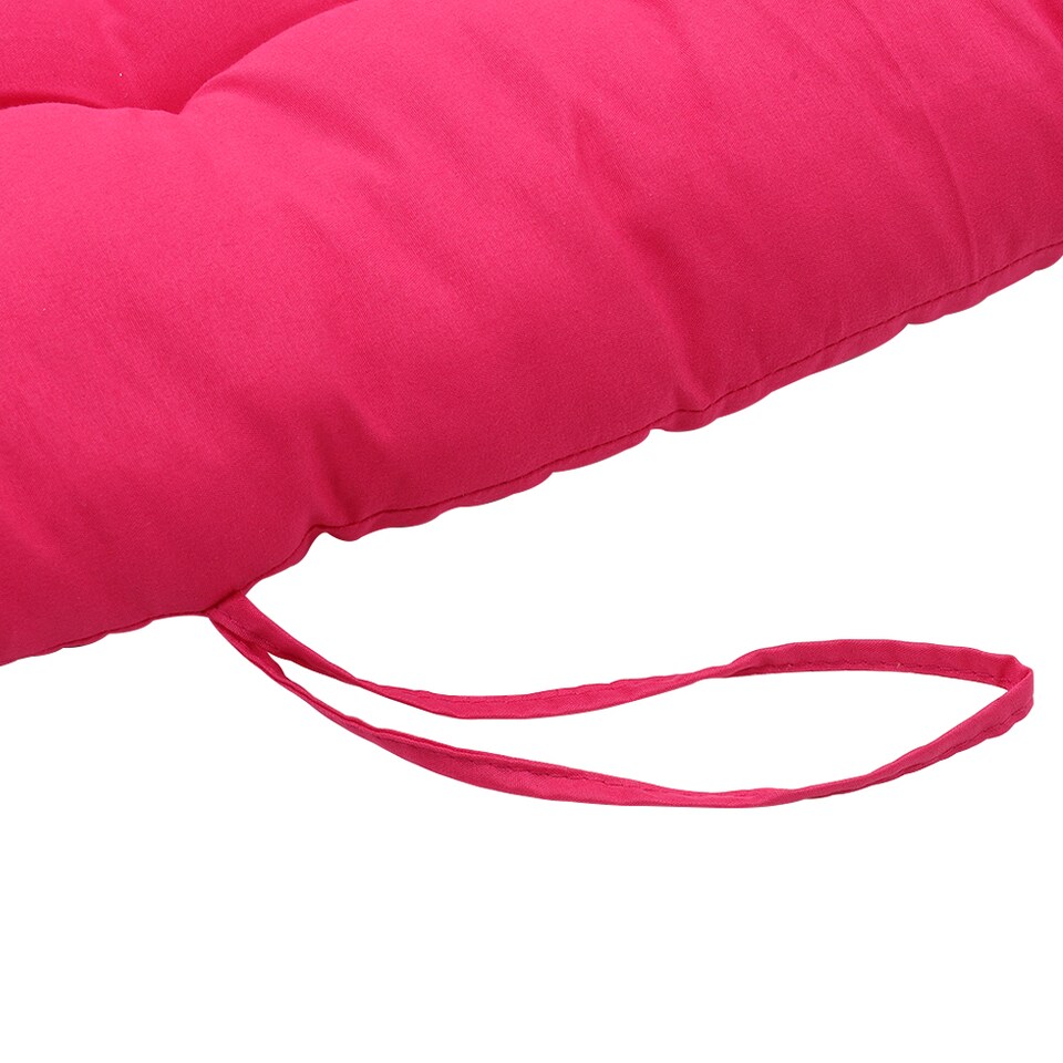 image 1 of Living and Home Thick Chaise Lounge Chair Cushion, Rose Red-125cm | Red