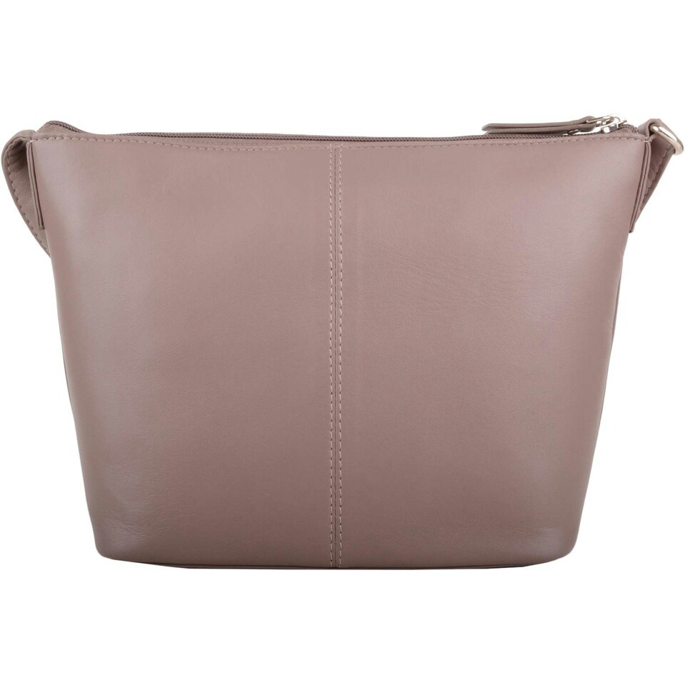 image 1 of Genuine Leather Diamond Effect Design Cross Body / Shoulder Bag Black | Black