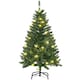 image 1 of HOMCOM 4FT Prelit Artificial Christmas Tree w/ Warm White Light Xmas Decoration