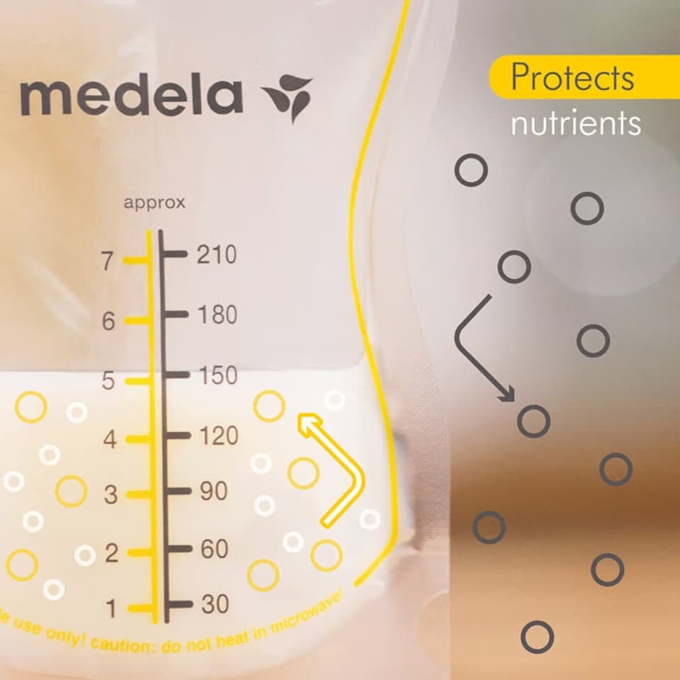 image 1 of Medela Breastmilk Storage Bag 50Pk