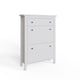 image 1 of Deluxe Two Tier Shoe Cabinet | White | White