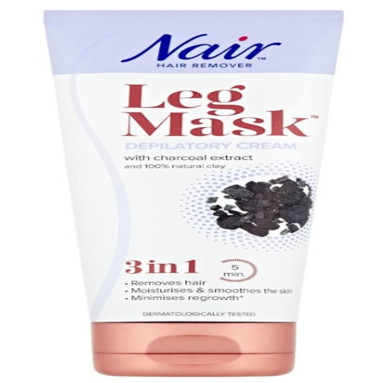 Nair Charcoal Leg Mask Depilatory Cream 180Ml