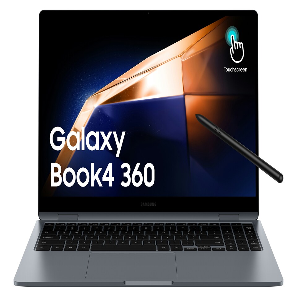 image 1 of Samsung Galaxy Book4 360 NP754QGK-KG2UK, Intel Core 5, 39.6 cm (15.6 ), 1920 x 1080 pixels, 16 GB, 256 GB, Windows 11 Pro