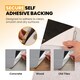 image 5 of NOVECRAFTO Self Adhesive Vinyl Floor Tiles 45x45cm Carpet Effect Peel and Stick