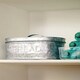 image 5 of Drummond Galvanised Steel Bread Bin Silver