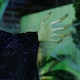 image 8 of HOMCOM Hanging Witch Prop Life Size with Light Up Eyes, Talking Sound