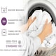 image 7 of Incontinence Bed Pads Non Slip - Extra Heavy Absorbency Washable Bed Sheets, Soft Cotton Waterproof Mattress Protector, Bed Wetting Mats, Double Size Absorbs 2L White | 2 pack | Double