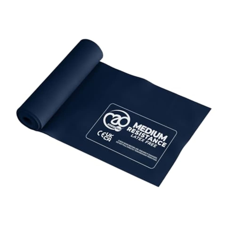 image 1 of Yoga-Mad - Resistance Band (Medium) (Blue)