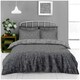 image 2 of Ryder Printed Duvet Cover Set Reversible Polycotton Beddings Grey | King