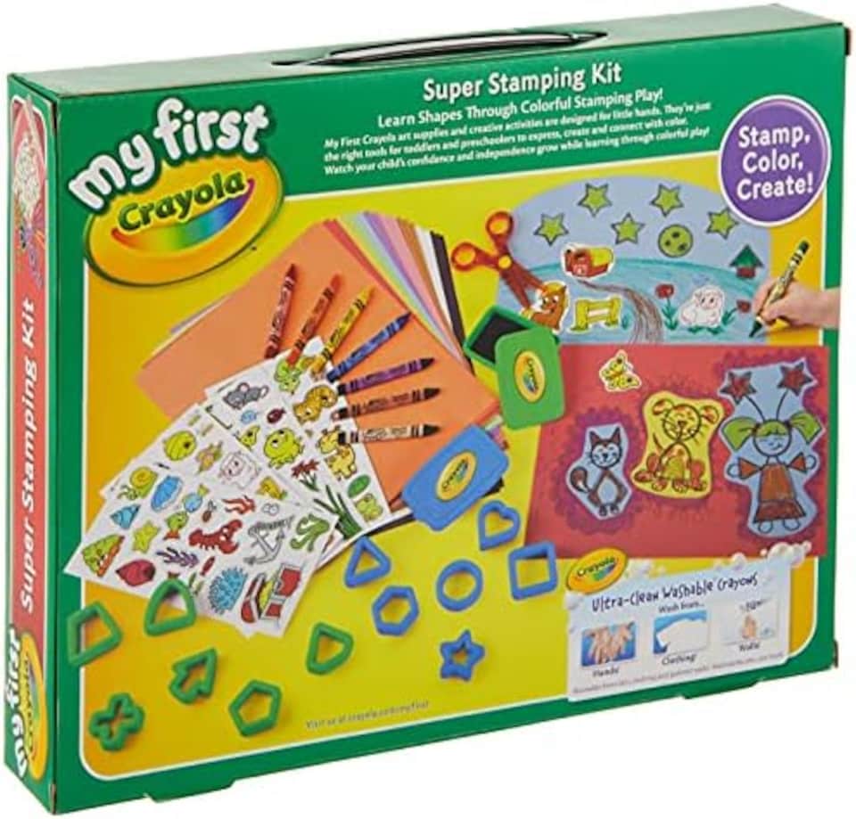 image 1 of Crayola My First Super Stamping Kit 100 Pieces
