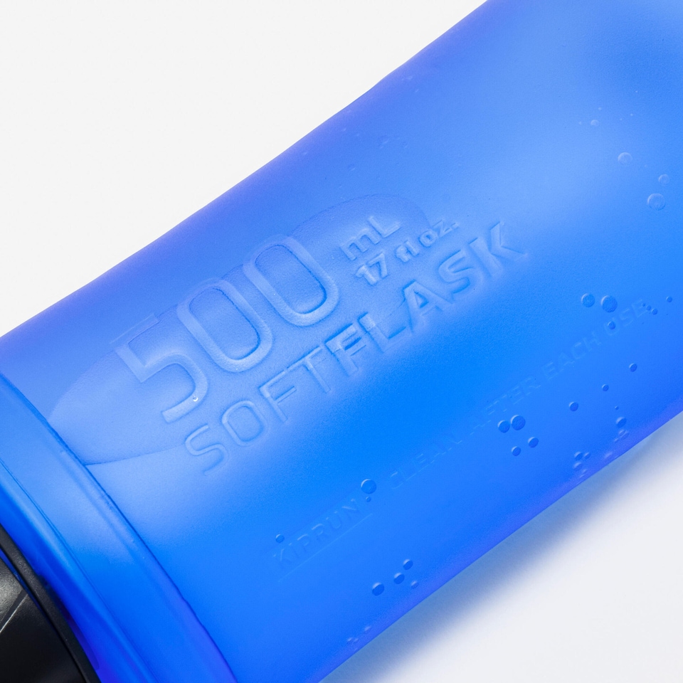 image 1 of Decathlon 500 Ml Flexible Trail Running Water Bottle-Blue