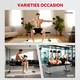 image 5 of HOMCOM 20KG Single Rubber Hex Dumbbell Portable Hand Weights Dumbbell Home Gym