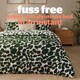 image 3 of Silentnight Coverless 10.5 Tog Duvet and Pillowcase Set, Leaf Print Green | Double