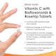 image 2 of Vitamin C Tablets 1000mg +Rosehip Bioflavonoids 120