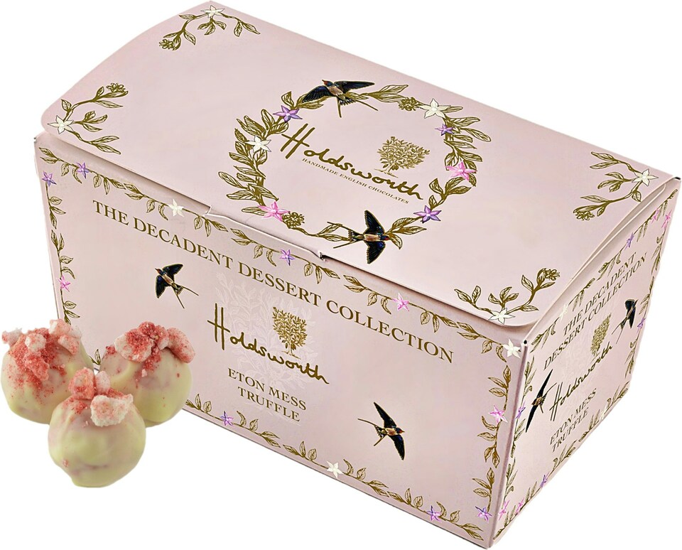 image 1 of Holdsworth Chocolates Eton Mess Truffles Ballotin Box | 110g