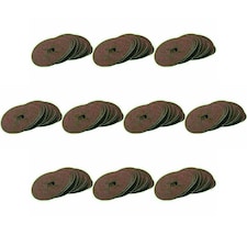 115mm 4.5" 36 Grit Coarse Fibre Sanding Abrasive Discs For Wood Metal 100pk