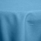 image 4 of Homescapes Airforce Blue Cotton Round Tablecloth - 178 cm Blue