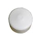 image 1 of Plastica 1.5in End Cap White Pack of 10