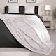 image 4 of OHS Luxury Waffle Mink Warm Blanket, 150x200cm - Silver