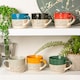 image 6 of Nicola Spring Ceramic Dipped Dash Coffee Mugs - 475ml - 6 Colours | Multi | 6 Colours
