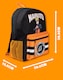 image 4 of Naruto Shippuden Boys Backpack | Black & Orange Rucksack with Adjustable Straps | Uzumaki Hokage Practical & Organised Luggage Sports School Bag For Kids | Anime Series Merchandise Gift | Black | Black