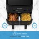 image 3 of MONCOOK Dual Air Fryer - 12 In 1 Dual Airfryer 9L With 2 x 4.5L Baskets - 50 Recipe Cookbook - Digital LED Display - Viewing Glass