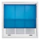 image 3 of 115cm Wide Daylight Roller Blind 165cm Drop | Blue | Teal