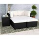 image 2 of Berlin 4 Seater 5 Pc Multi Setting Relaxer Set - Synthetic Rattan - H50 x W71 x L40 cm - Black