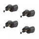 image 2 of Aero Sport Set x 4 Butyl 12" x 1.75/2.125 Inner Tube Schrader Valve 47/62-204