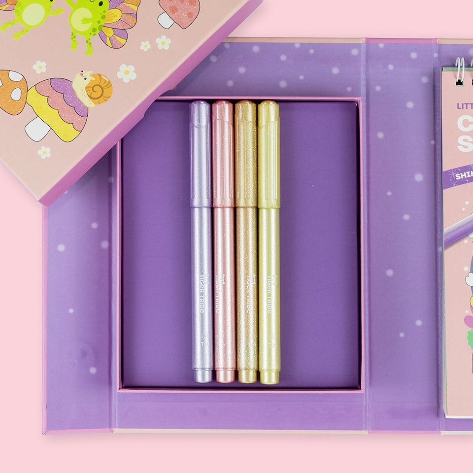 image 1 of Shimmer Colouring Set - Little Fairy Land