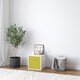 image 3 of Cube Unit with Insert | White | White & Yellow | 1