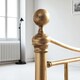 image 6 of Hampstead Traditional Antique Brass Distressed Effect Single Metal Bed Frame & Guest Trundle