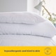 image 5 of Silentnight Cooler Summer Duvet - 4.5 Tog | White | Double